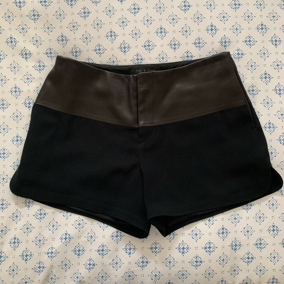 rag & bone Black Shorts Size 4 NWOT - Picture 1 of 6